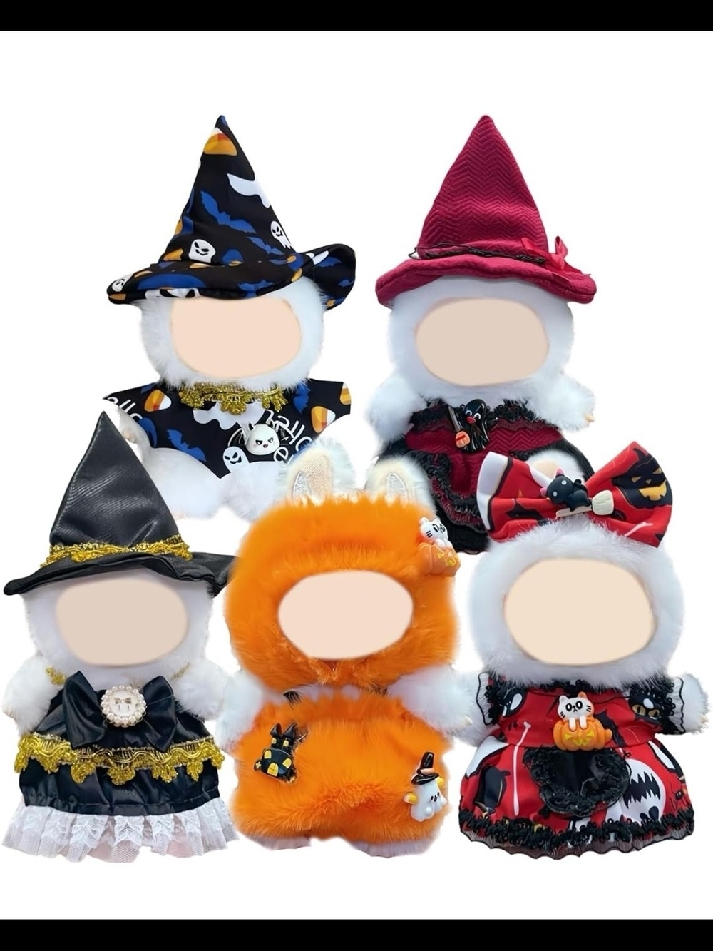 Labubu Halliween Outfit Bundle-5 Sets..NWT!